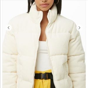 Cream Puffer Coat